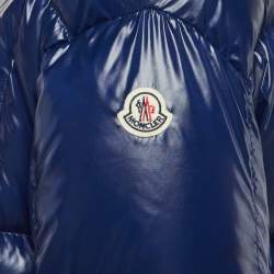 Pre Owned Moncler Blue Nylon Puffer Parana Down Jacket M/L