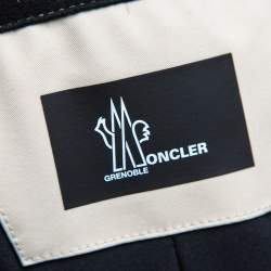 Pre Owned Moncler Cream Synthetic Padded Flared Ski Pants M