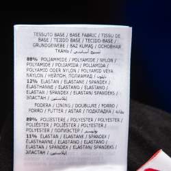 Pre Owned Moncler Cream Synthetic Padded Flared Ski Pants M