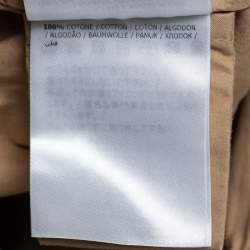 Pre Owned Moncler X JW Anderson Beige Gabardine Trench Coat XS