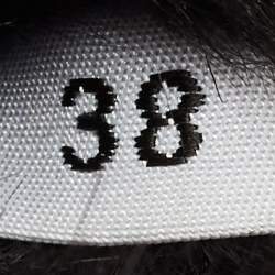 Pre Owned Moncler  Black Leather and Shearling Trailgrip Apres High Boots  Size 38