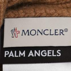 Moncler 8 Palm Angels Light Brown Wool Beanie 