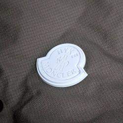 Pre Owned Moncler X HYKE Khaki padded muffler