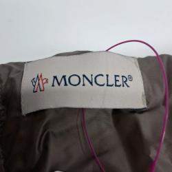 Pre Owned Moncler X HYKE Khaki padded muffler
