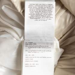 Pre Owned Moncler Beige Nylon Down Criel Vest M