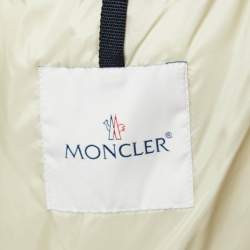 Moncler Beige Nylon Hooded Down Tatie Jacket M
