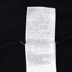 Pre Owned Moncler Navy Blue Cotton Knit Zipped Hooded Sweatshirt M