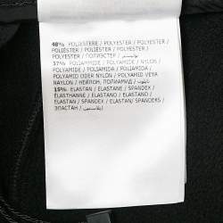 Pre Owned Moncler Black Jersey Stirrup Sweatpants M