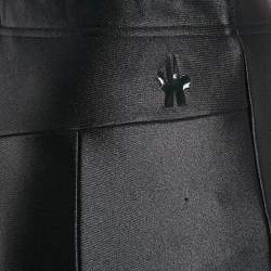 Pre Owned Moncler Black Jersey Stirrup Sweatpants M