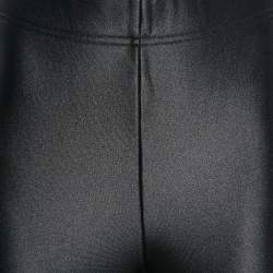 Pre Owned Moncler Black Jersey Stirrup Sweatpants M