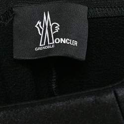 Pre Owned Moncler Black Jersey Stirrup Sweatpants M
