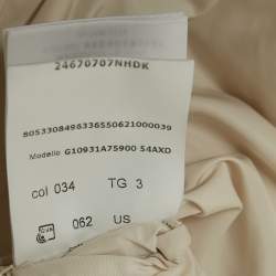 Moncler White Pulcherrima Mesh Overlay Jacket L