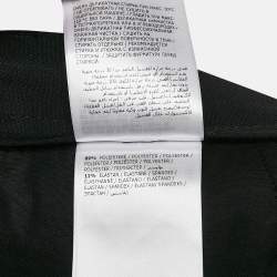 Pre Owned Moncler Black Gabardine Cargo Pants M