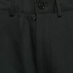 Pre Owned Moncler Black Gabardine Cargo Pants M
