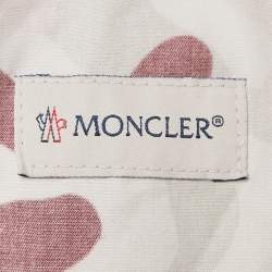 Moncler Beige Camouflage Print Cotton Shorts S