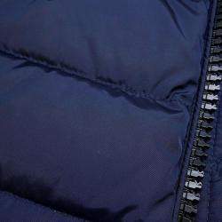 Moncler Navy Blue Nylon Talev Giubbotto Down Coat 