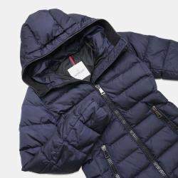Moncler Navy Blue Nylon Talev Giubbotto Down Coat 