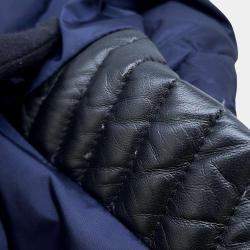 Moncler Navy Blue Nylon Talev Giubbotto Down Coat 