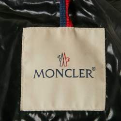 Moncler Black Nylon Zip-Up Puffer Down Jacket S