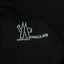 Pre Owned Moncler Grenoble Black Nylon Ski Jumpsuit XS