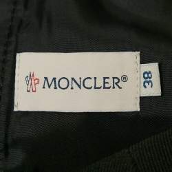 Pre Owned Moncler Black Gabardine Trousers M
