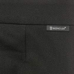 Pre Owned Moncler Black Gabardine Trousers M