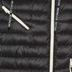 Pre Owned Moncler Black Nylon Stockholm Quilted Down Jacket S