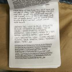 Pre Owned Moncler Blue Raw Edge Denim Wide-Leg Jeans L Waist 36"