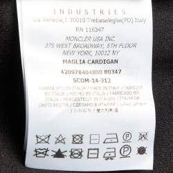 Pre Owned Moncler Green Polyester Hooded Zip Front Jacket M