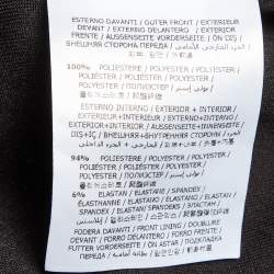 Pre Owned Moncler Green Polyester Hooded Zip Front Jacket M