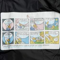 Pre Owned Moncler Black Polyester Sleeveless Jacket S