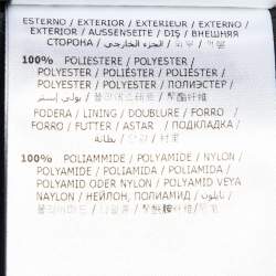 Pre Owned Moncler Black Polyester Sleeveless Jacket S