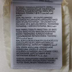 Pre Owned Moncler Cream Wool Blend Padded Felt Cape XS