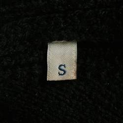 Pre Owned Moncler Black Rib Knit Crew Neck Sweater S