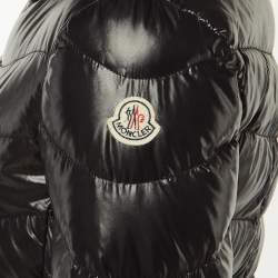 Pre Owned Moncler Black Nylon Down Miriel Puffer Jacket S