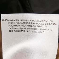 Pre Owned Moncler Black Synthetic Ombré Giubbotto Zip Up Trench Coat S