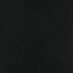 Pre Owned Moncler Black Knit Gonna Tricot Midi Skirt S