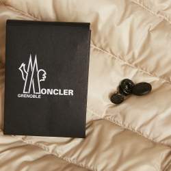 مملوكة مسبقًا جاكت مونكلير داي-ناميك منفوخ نايلون برتقالي فاتح مقاس صغير