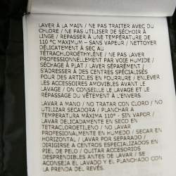 مملوكة مسبقًا Moncler Black Fur Trim Nylon Down Coat S