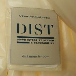 مملوكة مسبقًا Moncler White Synthetic Down Puffer Jacket M