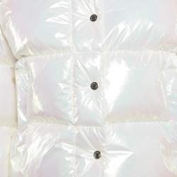 مملوكة مسبقًا Moncler White Synthetic Down Puffer Jacket M