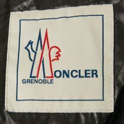 مملوكة مسبقًا جاكيت مونكلر "سالَّا" مبطن صناعي بني مقاس متوسط (ميديم)