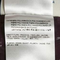 Pre Owned Moncler Purple Synthetic Short Biker Jacket M