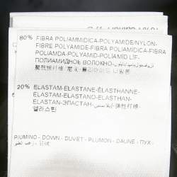 Pre Owned جاكيت مونكلير بارانا مزغب نايلون أزرق مقاس وسط/كبير