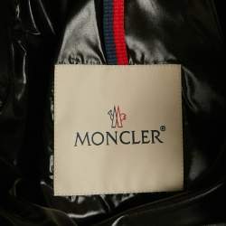 مملوكة مسبقًا Moncler Black Nylon Hooded Puffer Down Jacket M