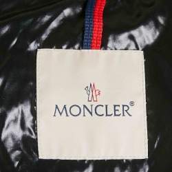 مملوكة مسبقًا Moncler Black Synthetic Down Jacket S