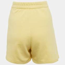 Pre Owned Moncler Yellow Cotton Palm Applique M