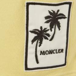 Pre Owned Moncler Yellow Cotton Palm Applique M