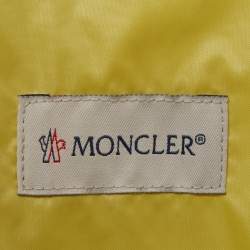 Pre Owned Moncler Yellow Cotton Palm Applique M