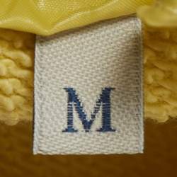 Pre Owned Moncler Yellow Cotton Palm Applique M